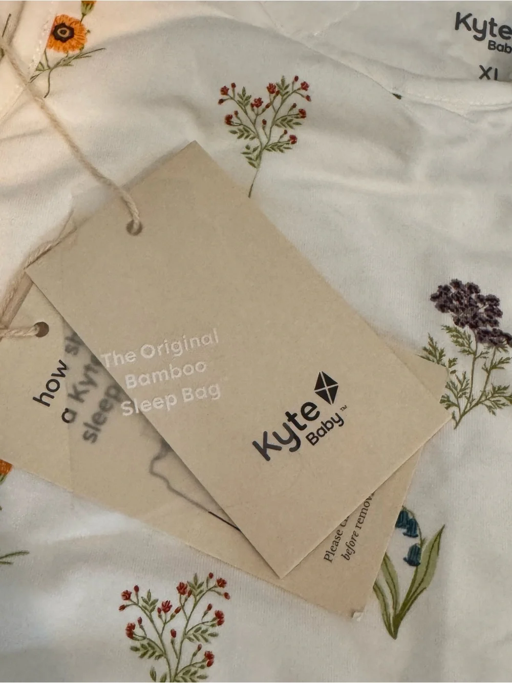 Kyte Baby Floral Pattern 1.0 TOG Bamboo Sleepsack